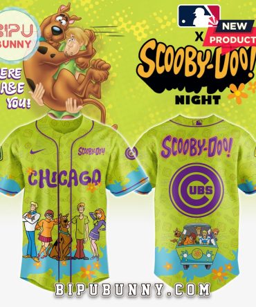 Chicago Cubs MLB x Scooby Doo Baseball Jersey