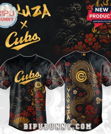 Chicago Cubs MLB x Yakuza Bloodline Baseball Jersey
