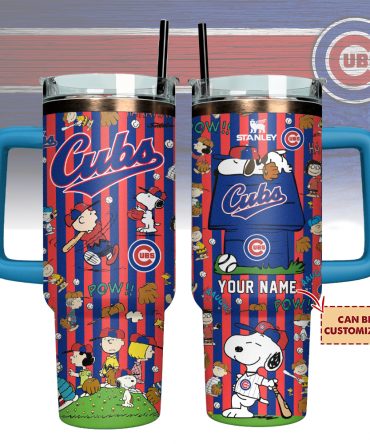 Chicago Cubs x Peanuts MLB Sports Custom Stanley Cup 40 oz 30 oz Tumbler With Handle