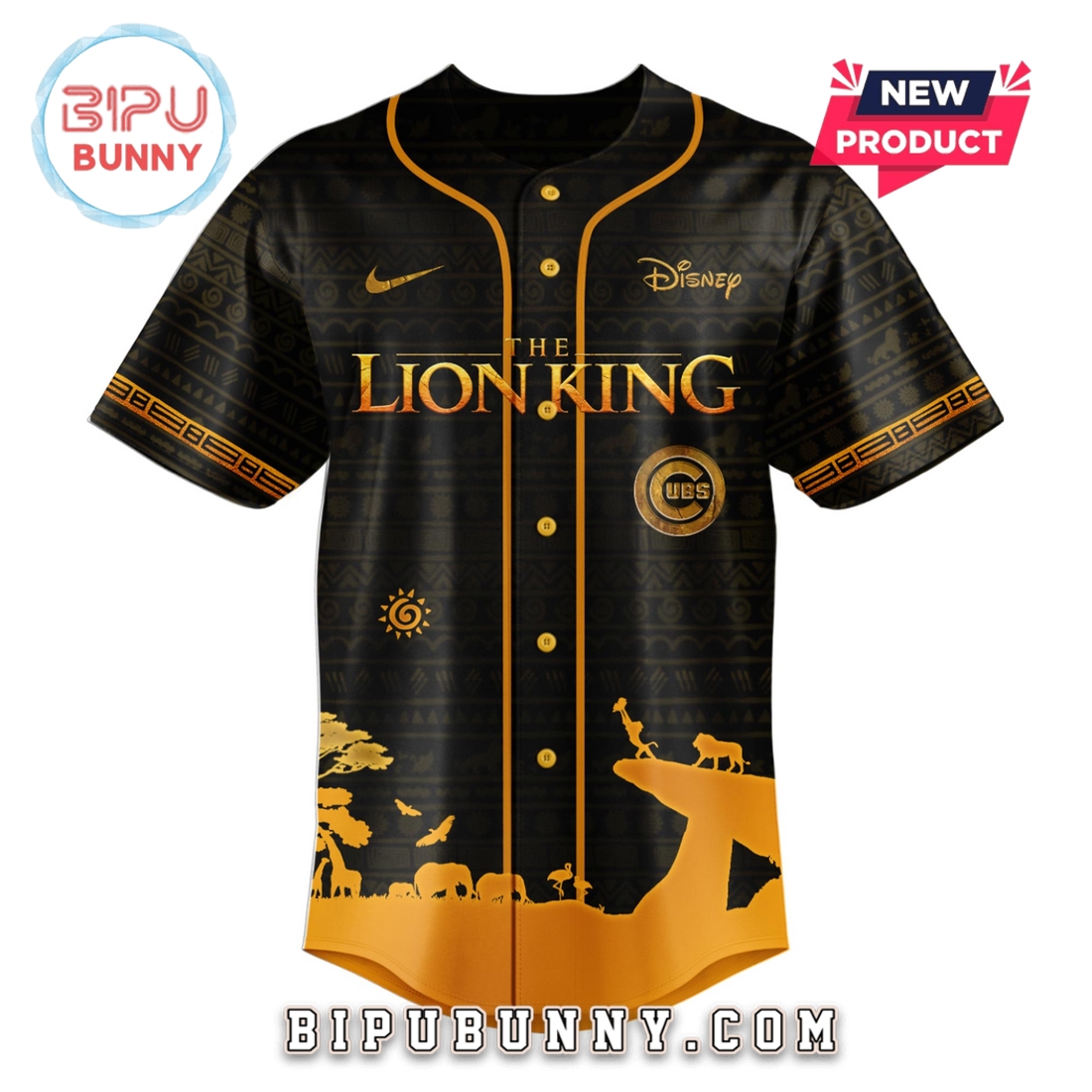 Chicago Cubs x The Lion King Exclusive Baseball Jersey - Image 2