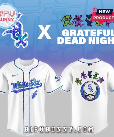 Chicago White Sox 2025 Grateful Dead Night Baseball Jersey