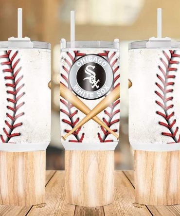 Chicago White Sox Baseball Tumbler with Handle - Perfect Gift for Fans