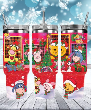 Festive Holiday Mug with Beloved Cartoon Characters - Perfect Christmas Gift!