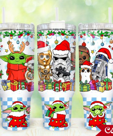 Festive Star-Themed Holiday Tumbler with Straw - Perfect Gift for Fans