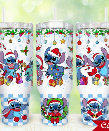 Festive Cartoon Character Holiday Tumbler - Limited Edition Christmas Gift Mug