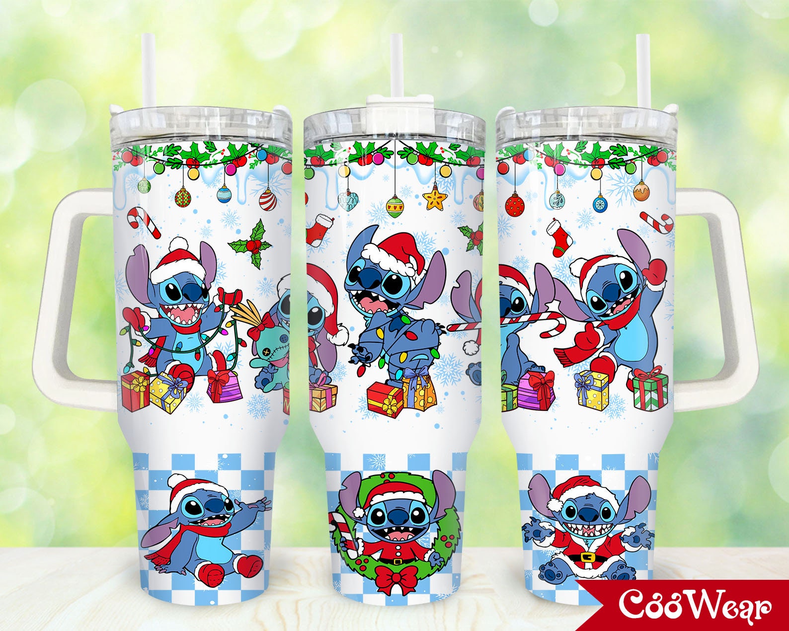 Festive Cartoon Character Holiday Tumbler - Limited Edition Christmas Gift Mug