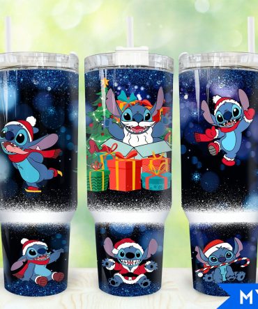 Festive Holiday Tumbler with Cute Character Design - Perfect Christmas Gift