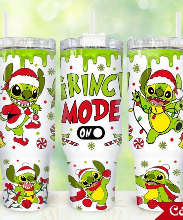 Festive Grinch Mode Tumbler - Holiday Cheer with Every Sip
