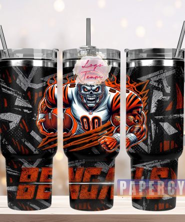 Ultimate Sports Fan Tumbler - Bold Design with Handle & Straw