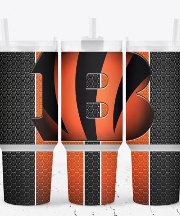 Stylish Football Themed Tumbler - Double-Walled Insulated Mug with Lid & Straw