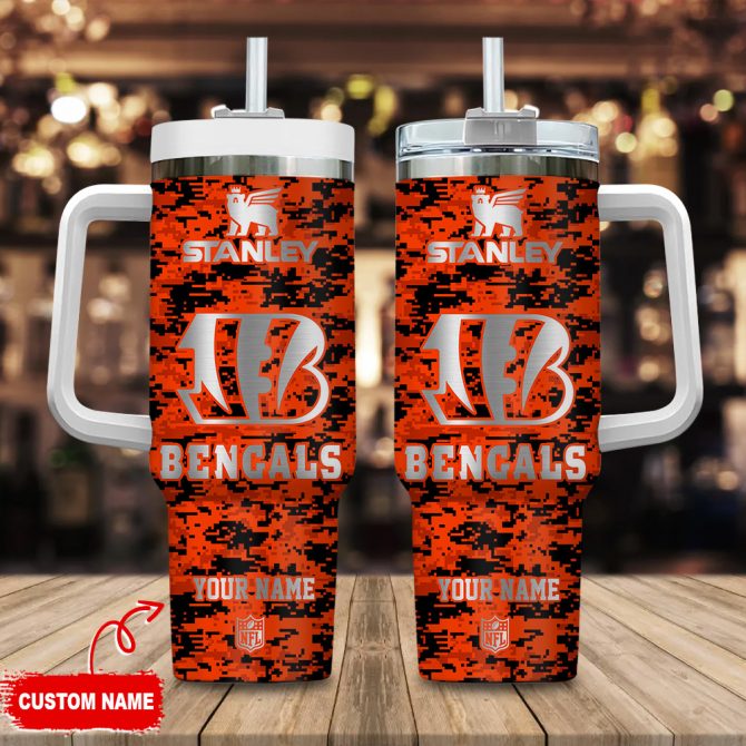 Custom NFL Team Insulated Tumbler with Handle & Straw - Personalized Gift