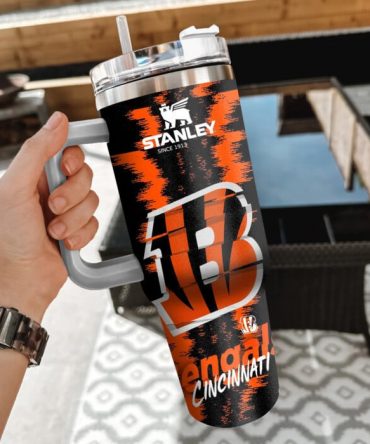 Stanley Bengals Insulated Tumbler - 40oz Leak-Proof Travel Mug With Handle