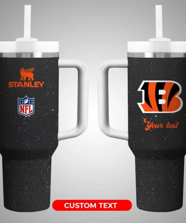 Custom NFL Stanley Tumbler with Handle - Personalized Team Logo Design