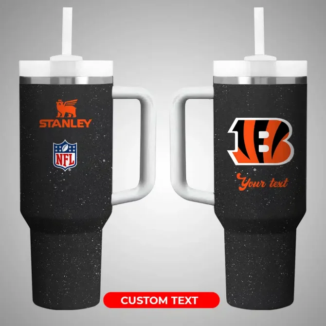 Custom NFL Stanley Tumbler with Handle - Personalized Team Logo Design