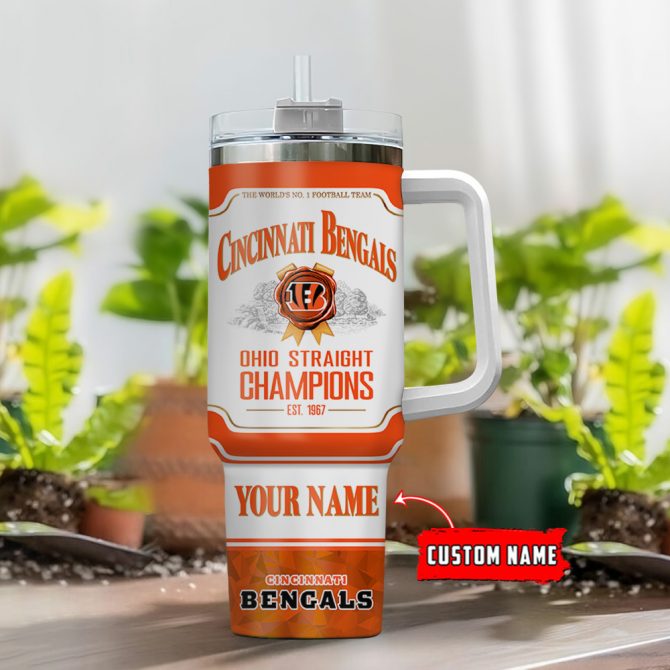 Customizable Cincinnati Bengals Tumbler - Personalized Fan Gift - Image 2