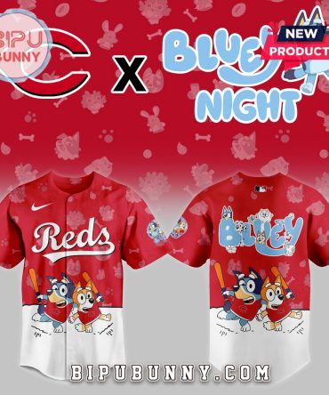 Cincinnati Reds 2025 Bluey Night Baseball Jersey