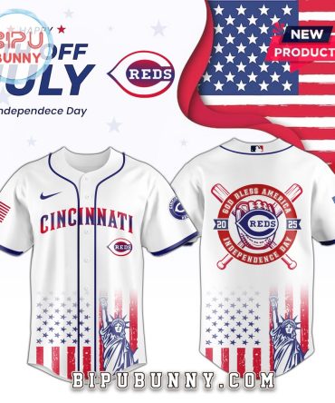 Cincinnati Reds MLB Independence Day 2025 Baseball Jersey