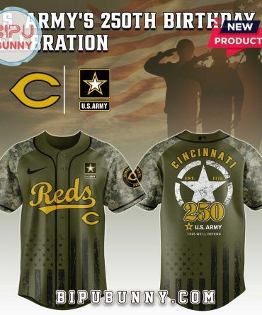 Cincinnati Reds MLB x 250 U.S. Army Baseball Jersey
