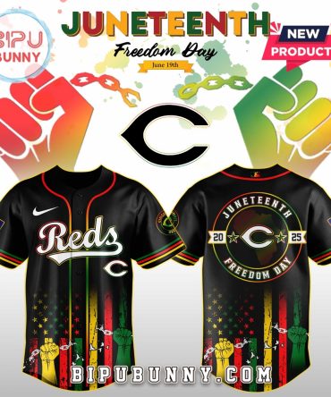 Cincinnati Reds MLB x Juneteenth Day 2025 Baseball Jersey