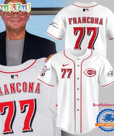 Cincinnati Reds Special Edition Terry Francona Signature Jersey Shirt