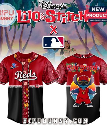 Cincinnati Reds x Lilo and Stitch Baseball Jersey 2025