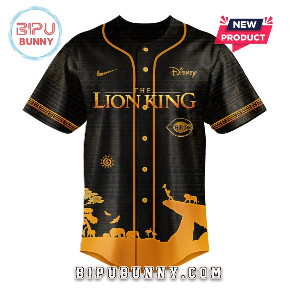 Cincinnati Reds x The Lion King Exclusive Baseball Jersey - Image 2
