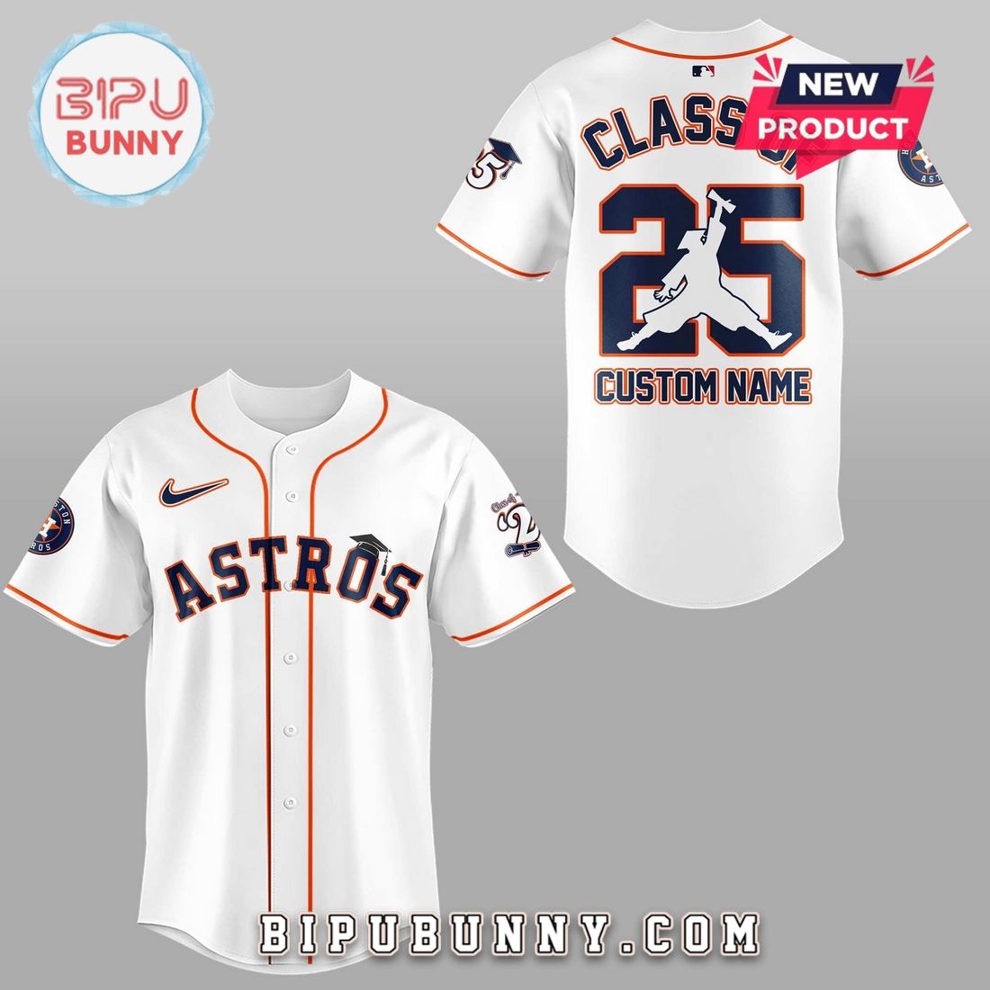 Class Of 2025 Houston Astros Baseball Jersey - Image 2