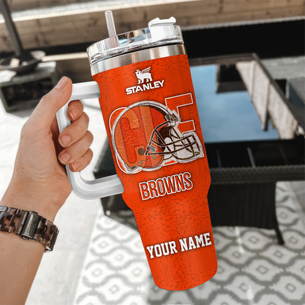 Custom NFL Team Tumbler with Handle - Personalize Your Name - Perfect for Fans - Image 3