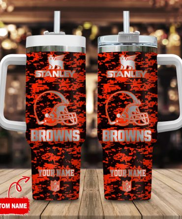 Custom NFL Team Tumbler with Straw - Personalized Football Fan Gift