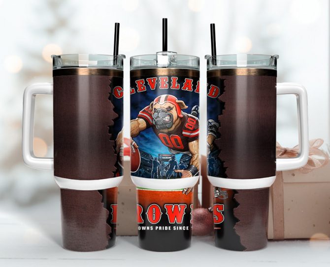 Cleveland Football Fan Tumbler - Show Your Team Spirit!