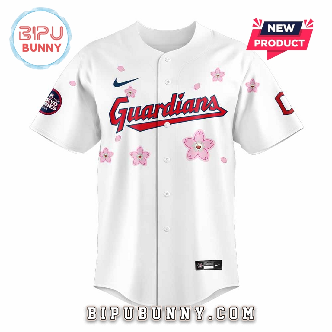Cleveland Guardians 2025 MLB Tokyo Series Baseball Jersey - Image 2
