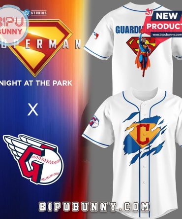 Cleveland Guardians Baseball Superman Night Baseball Jersey