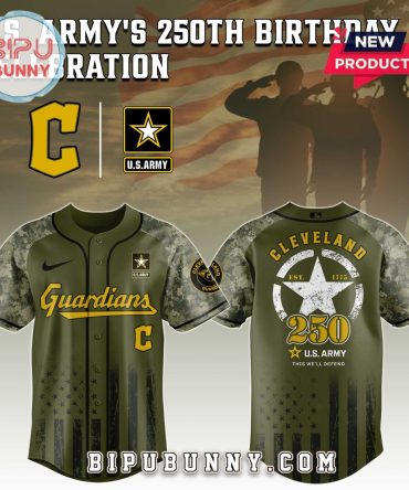 Cleveland Guardians MLB x 250 U.S. Army Baseball Jersey