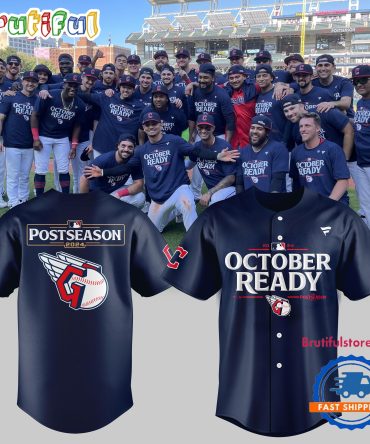 Cleveland Guardians October Ready Postseason 2024 Jersey Shirt