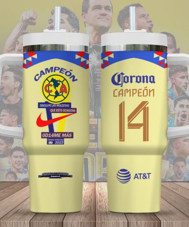 Club América Football Custom Stanley Cup 40 oz 30 oz Tumbler With Handle