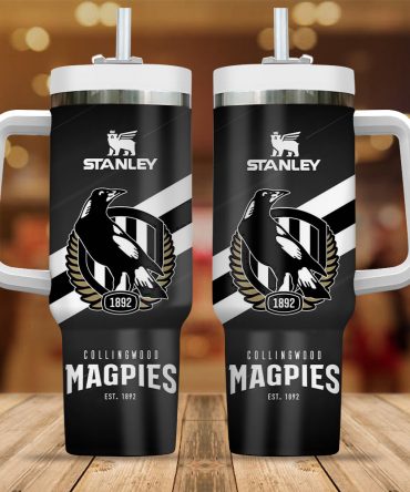 Collingwood Magpies AFL Custom Stanley Cup 40 oz 30 oz Tumbler With Handle
