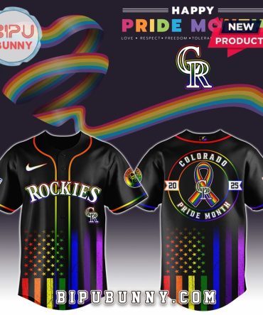 Colorado Rockies Happy Pride Month Baseball Jersey