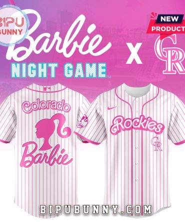 Colorado Rockies MLB x Barbie Night Game Baseball Jersey