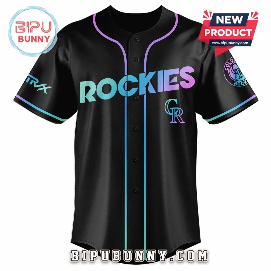 Colorado Rockies MLB x KPop Demon Hunters Baseball Jersey - Image 2
