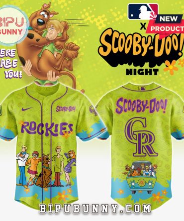 Colorado Rockies MLB x Scooby Doo Baseball Jersey