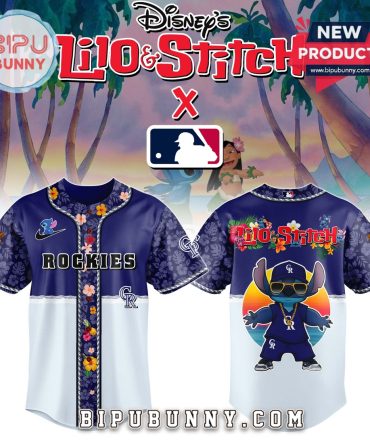 Colorado Rockies x Lilo and Stitch Baseball Jersey 2025