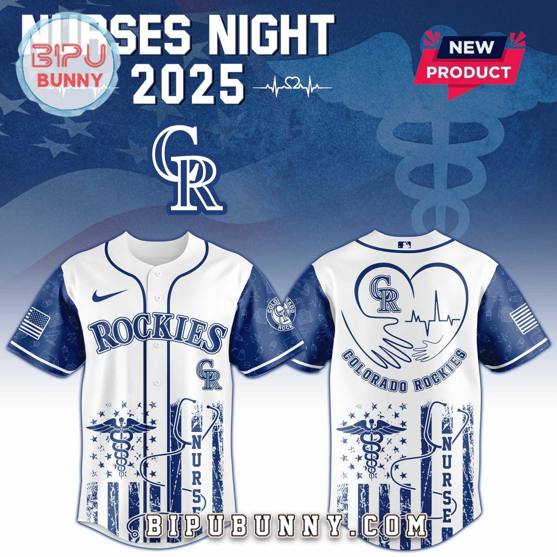 Colorado Rockies x Nurses Night 2025 Baseball Jersey