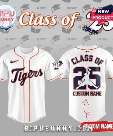 Custom Class Of 2025 Detroit Tigers Baseball Jersey