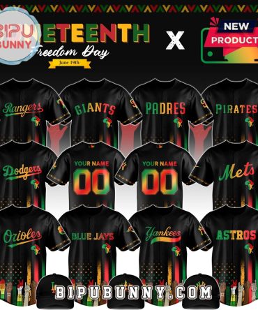 Custom MLB x Juneteenth Night 2025 Baseball Jersey