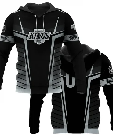 Custom Name &amp; Number NHL Los Angeles Kings Exclusive All Over Prints QTNHL311024A1LAKHD - Hoodie