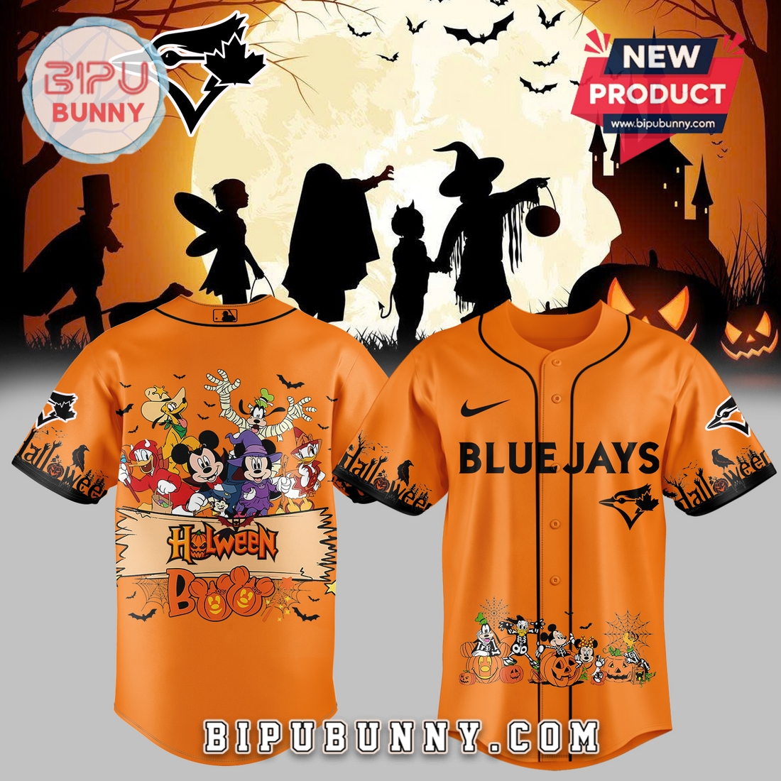 Custom Team MLB x Mickey Halloween 2025 Baseball Jersey - Image 5