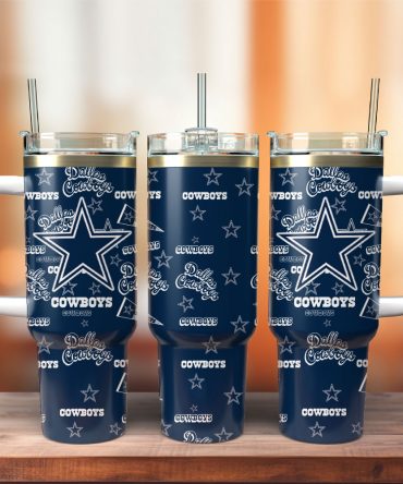 Ultimate Cowboys Fan Tumbler with Handle - Insulated & Stylish