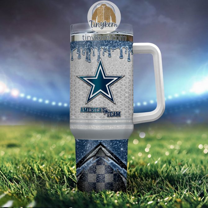 Customizable Team Spirit Tumbler with Handle & Straw - Add Your Name - Image 4