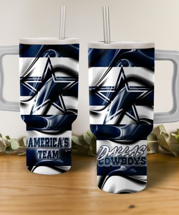 Dallas Cowboys Tumbler with Handle - Show Your Team Pride!