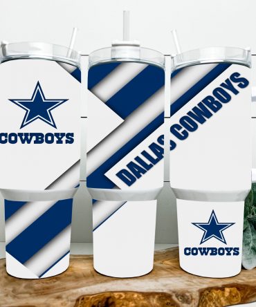 Dallas Cowboys Stainless Steel Tumbler with Handle - Show Your Team Spirit